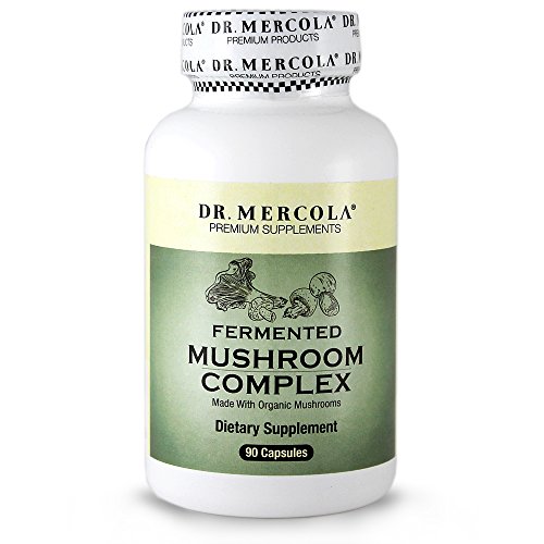 Dr. Mercola Fermented Mushroom Complex - 90 Capsules - Made With Organic Mushrooms - 100% Certified Organic - 2 Bottles Dr. Mercola Fermented Mushroom Complex - 90 Capsules - Made With Organic Mushrooms - 100% Certified Organic - 2 Bottles