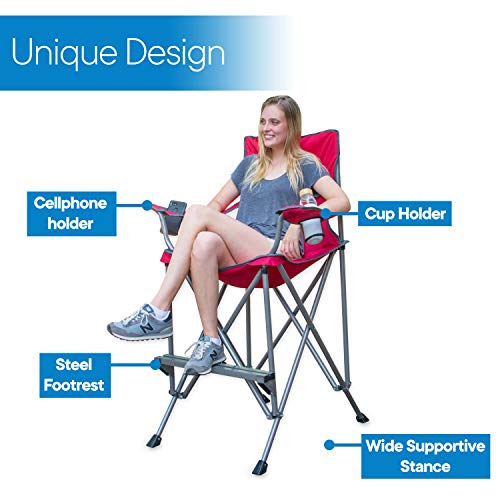 RMS Outdoors Extra Tall Folding Chair Bar Height Director Chair for