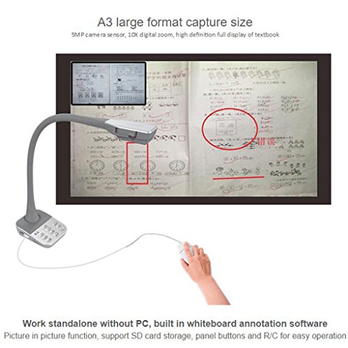 6 Educational+Visualizer+Gooseneck+Document+Camera