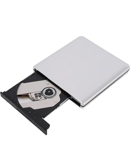 5 in 1 Blu Ray Burner,Multifunctional External Bluray CD DVD Drive