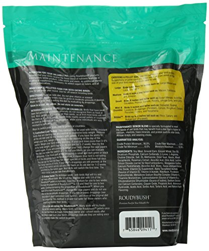 Roudybush Senior Bird Diet, Small, 44-Ounce