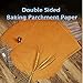 Parchment Paper Cookie Baking Sheets, 120 PCS Baking Parchment Paper Precut Cooking paper for baking Non-Stick & Unbleached,No Curl or Burn, Non-Toxic for Cook, Grill, Steam, Pans (12x16 Inch)