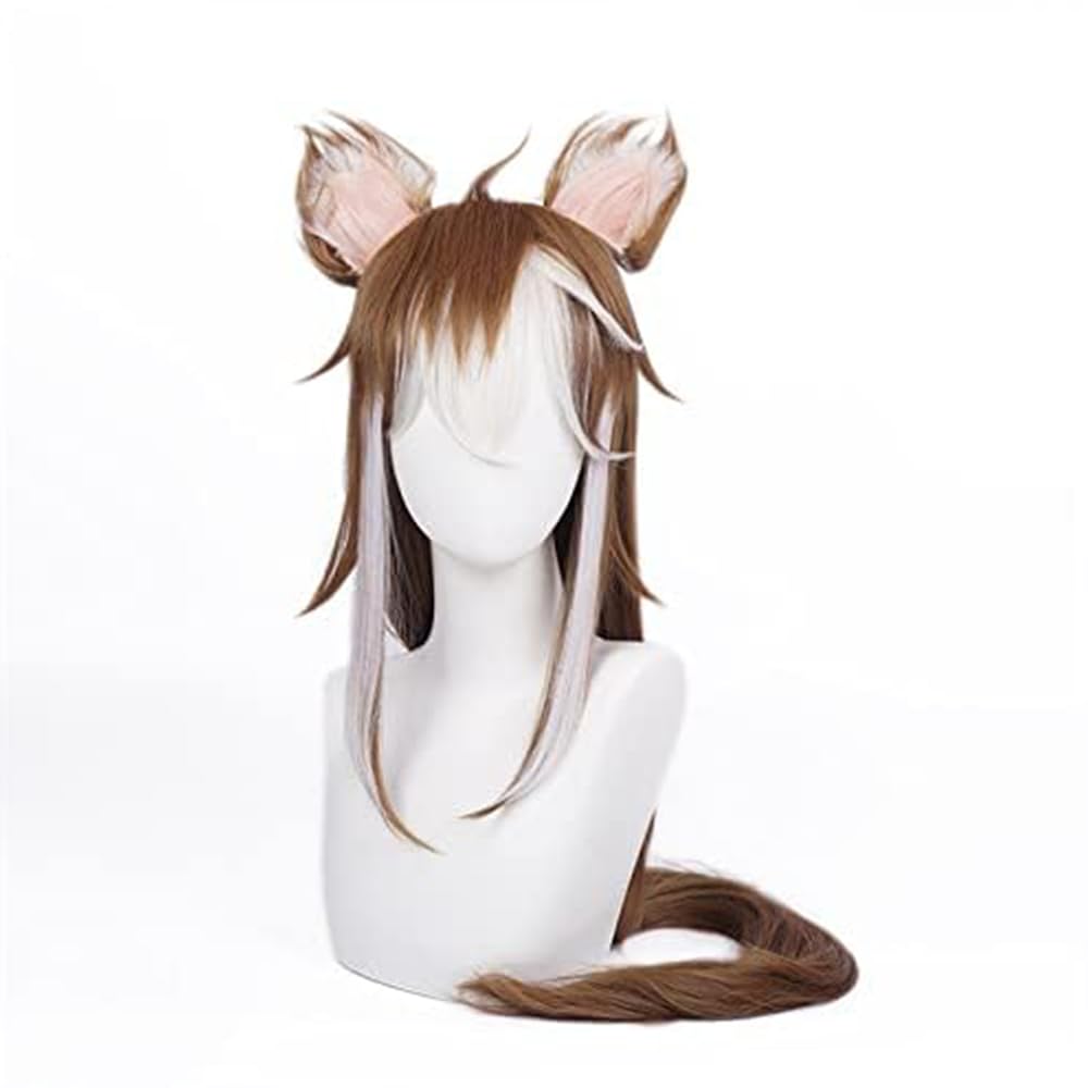 Anime Cosplay Wig, Genshin Impact Wig, with Free Wig Cap, for Halloween, Party, Carnival, Nightlife, Concerts, Weddings (Ms.Hina/Miss Hina) โ image 1