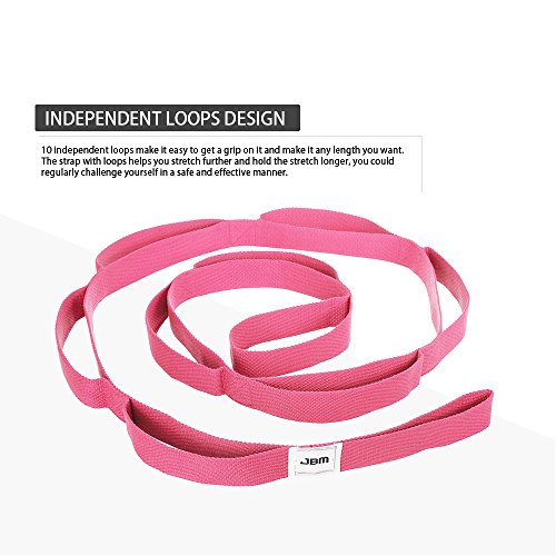 image for JBM international JBM Stretch Strap with Multi- Loop Exercise Strap (B