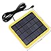KK.BOL Portable Solar Panel for Model S1200 S1500 S1800 (Yellow-solar panel/2W)