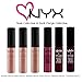 NYX Soft Matte LIP Cream, Nude Collection 1 + Dark Purple Collection: Stockholm,London,Abu Dhabi, Prague, Copenhagen,Transylvania