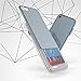 iPhone 8 Case, Molan Cano [Boost] Sliding Card Holder Wallet Case Dual Layer PU Cover with 2 Card Slots for Apple iPhone 8 and iPhone 7 - Light Blue