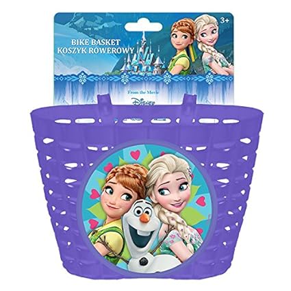 Disney Kinder Fahrradkorb Frozen, Mehrfarben, S