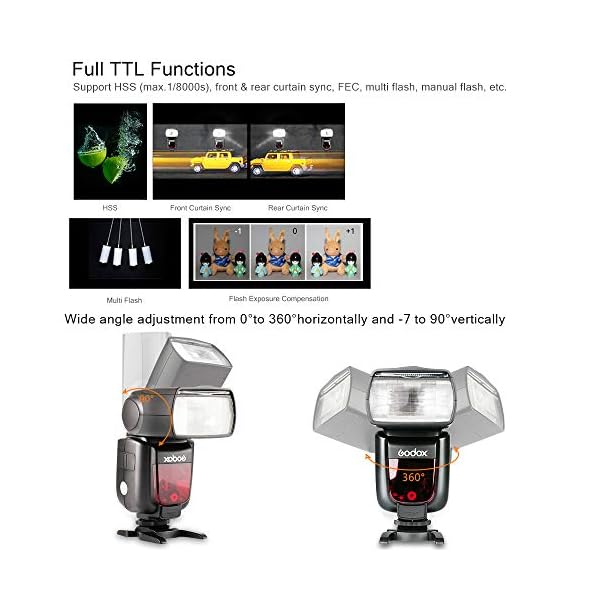 GODOX TT685-S TTL Speedlite Blitz mit X2T-S Trigger HSS 1/8000s GN60 TTL Blitzlicht Kamera Speedlite für Sony Kamera – Bild 6