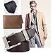 Belt for Men Leather Belt (Belt width:1.4 inches)[Trimmed to fit]HZ2067