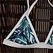 DD&MM Women Bikini Set Girl Retro Swimsuit Top Low Rise Bottom (US2)S