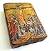Wooden Greek Christian Orthodox Wood Icon of the Crucifixion / A0