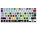 XSKN Adobe Photoshop Shortcuts Silicone Keyboard Cover Skin for 2015 and Earlier Released MacBook Air 13 inch & MacBook Pro 13 15 17 inch (US/European ISO Keyboard)