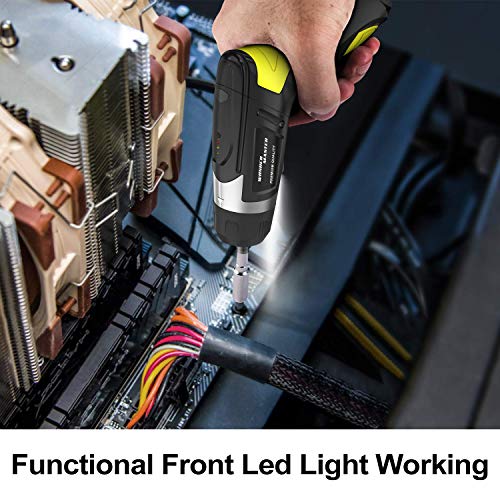 WONDER MASTER Cordless Screwdriver, 4.8V Electric Screwdriver