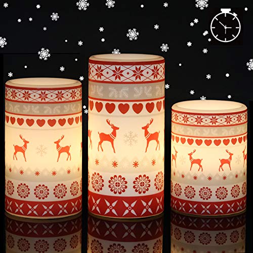 GenSwin Flameless Flickering Led Candles Battery