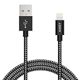 AUKEY Lightning Cable, 3.95ft Nylon Braided [Apple MFi Certified] for iPhone 7, 7 Plus, 6, 6S, 6 Plus, iPad Pro and More