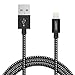 AUKEY Lightning Cable, 3.95ft Nylon Braided [Apple MFi Certified] for iPhone 7, 7 Plus, 6, 6S, 6 Plus, iPad Pro and More