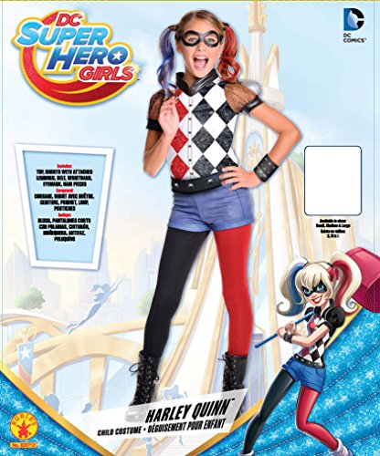 Rubie's DC Superhero Girl's Harley Quinn Costume, Large