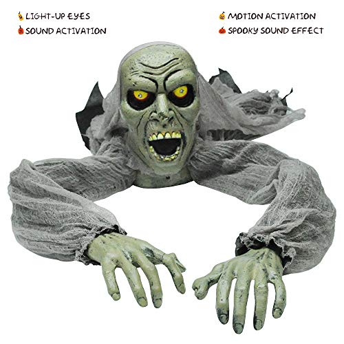 JOYIN Halloween D�cor Groundbreaker Zombie with Sound and Flashing Eyes for Yard Decorations - //coolthings.us
