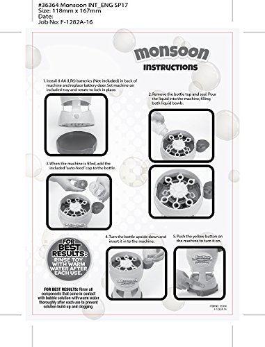 Gazillion Bubble Monsoon Toy