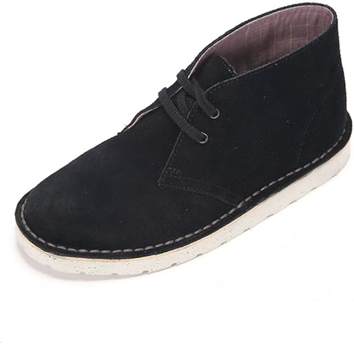 clarks desert black leather