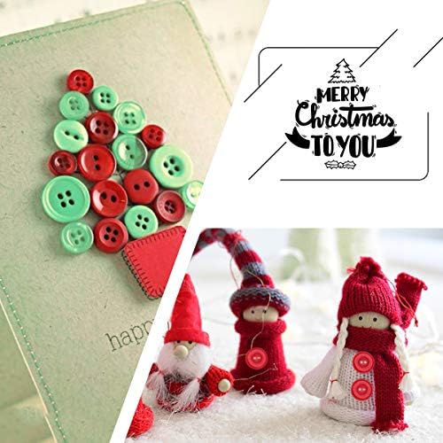 Resin Christmas buttons for DIY ornament in various colors, priced at $8.99.