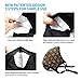 ANALAN Mouth Mask Anti Pollution Dust Mask Washable And Reusable Mask For Flu Pollen Allergies Somke (Gold Life Flower)),