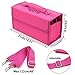 BTSKY® Handy 80 Slot Carrying Lipstick Organizer Marker Case Holder for Copic Prismacolor Touch Spectrum Noir Paint Sharpie Markers (Pink)