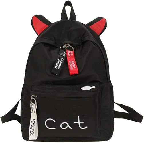 Amazon バックパック 女性 プレッピースタイルのピンク女子校バッグ十代高校ナイロン印刷バックバッグ ag Y シューズ バッグ