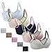Nursing Bra,5Pack Women's Maternity Breastfeeding Bra Wireless Sleeping Bralette with Extenders,C Cup L Size