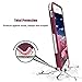 iPhone 6/6S Case, EXSEK 3 Color Case Hybrid Impact Ultra Slim Durable [Anti-Slip] Women Girls Cute Scratch Resistant Soft Gel Bumper Rugged Case for iPhone 6/6S 4.7 Inch (Wine Red)