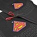 BDK Warner Bros DC Comics Superman Superhero Car Accessories - All Weather Heavy Duty Rubber Liners - Anti-Slip 27 x 18 in Car Mats - Universal Fit Floor Mats