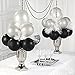 White Balloons HoveBeaty 12 Inches Thicken Latex Metallic Balloons 100 Pack for Wedding Party Baby Shower Christmas Birthday Carnival Party Decoration Supplies