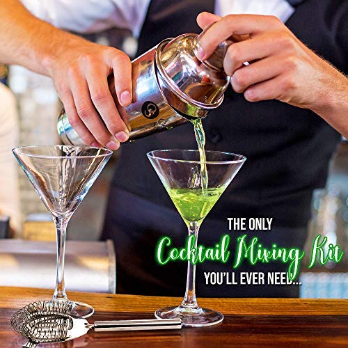 13-Teiliges Professionelles Cocktail Shaker Set - Edelstahl – Bild 7