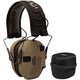 Walker's Game Ear Razor Slim Electronic Lightweight Shooting Hunting Range Hearing Protection Muffs Bundle