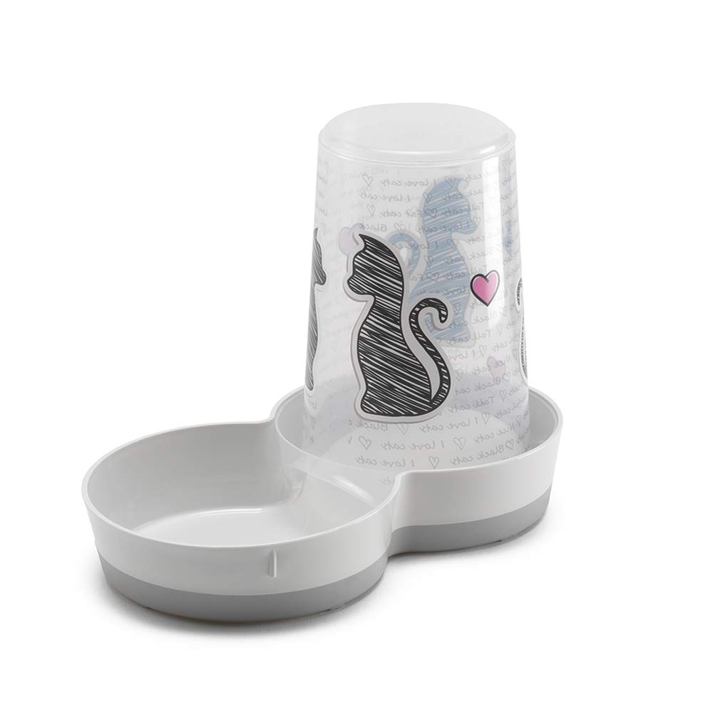 MODERNA Tasty Cat Feeder Cats In Love