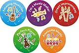 70 Amazing Musician Reward Praise Stickers Teacher Parents Children