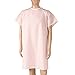 DMI Hospital Gown for Women or Men, Patient Gown, Back Tie and Side Tape Tie, 38 Inches Long, Pink, 1 Each