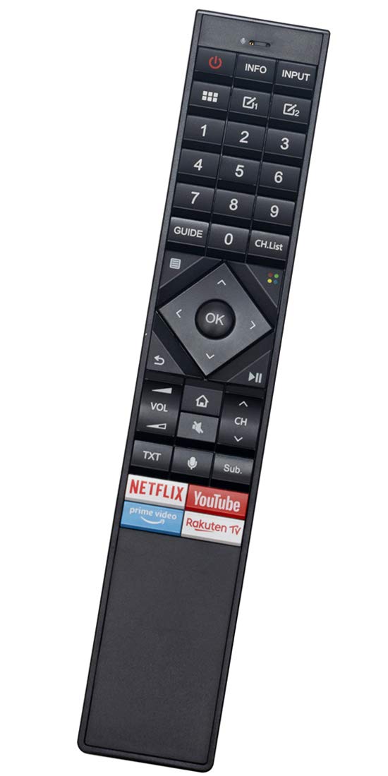 ALLIMITY ERF3A70 Remote Control Replacement for Hisense 4K UHD TTV H55U7B H65U7B HE55A7000EUWTS H50U7B HE50A7000EUWTS HE65A7000EUWTS