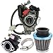 150cc Carburetor for GY6 4 Stroke Engines Electric Choke Motorcycle Scooter 152QMJ 157QMI with Air Filter Intake Manifold