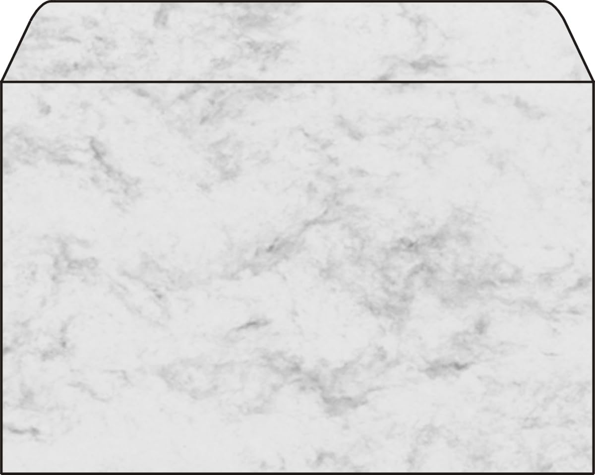 SIGEL DU202 Marbled envelopes, C5, 90 gsm, Grey, 25 Pieces