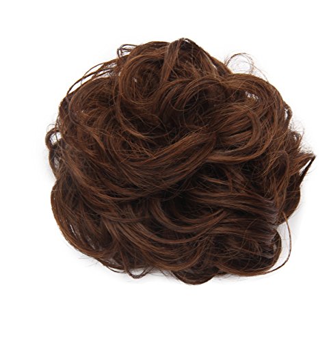 Sarla synthetic drawstring bun curly hairpieces wavy ha…