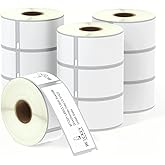 BETCKEY - Compatible DYMO 30321 (1-4/10" x 3-1/2") Address Labels, Perforated, Compatible with DYMO Labelwriter 450, 4XL, NOT Fit 550 & 5XL [10 Rolls/2600 Labels]