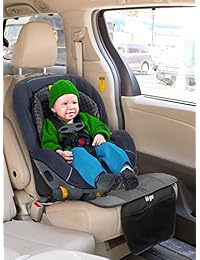 Protector de asiento de auto Lebogner + protector de asiento trasero de asiento de automóvil extra grande, forro y funda de asiento duraderos + protector de asiento trasero impermeable para proteger tu asiento de piel y tapicería de daños