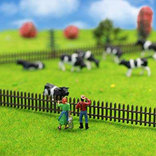 36Stk. Verschiede Kühe Rinder Figuren Bunt Tierfiguren Spur H0 1:87 Bauernhof Dekor Modellbau zubehör – Bild 3