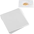 Lind Kitchen 500PCS 75X75mm Non-Absorbent Nitrogen-Free Gloss Paper Sheets Cellulose Weighing Paper Weighing Paper for Scale Measurement Samples Transfer Laboratory Sample Weighing Paper
