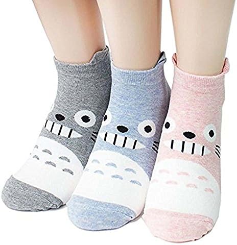 Women Socks Gift Set - Animal Cat Dog Art Cartoon Character Funny | Gift Socks | Christmas Gifts for Ladies, Girlfriend, Mom (Anime - ToToRo 3)
