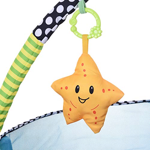 image for Youen Baby Activity Gym Play Mat Fitness Center Turtle Head Storage Pl