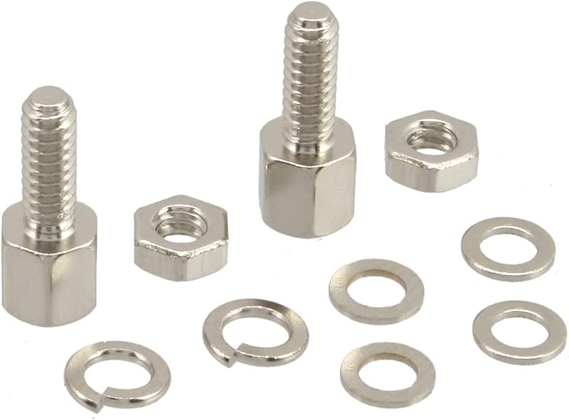 InLine 77776 Screw Set SUB-D Installation Kit 10 Pieces UNC 4-40 Thread