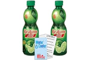 ReaLime 100% Lime Juice Bundle. Includes (2) Bottles of ReaLime 100% Lime Juice (440 ml per) from Concentrate with Water Cool